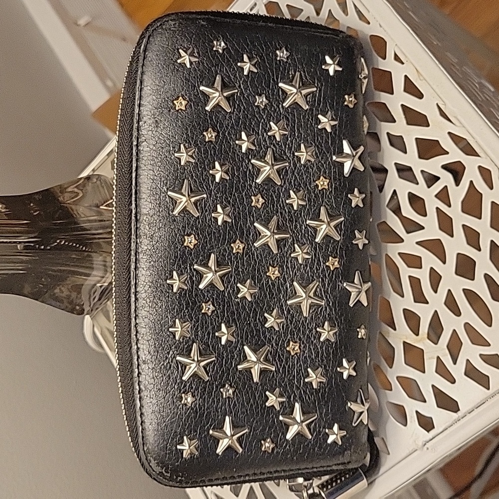 Jimmy Choo Filipa Star Studded Wallet